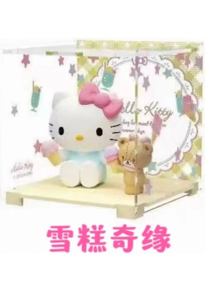 Sanrio Blind Box Hello Kitty Sweetheart Playmate Serisi Süsler Oda Dekorasyon Oyuncakları Noel Doğum Günü Hediyeleri Renk: Açık Onay (Yurt Dışından)