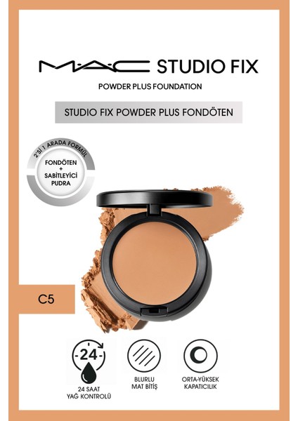 Yeni Studio Fix Powder Plus Fondöten - C5