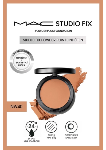 Yeni Studio Fix Powder Plus Fondöten - NW40