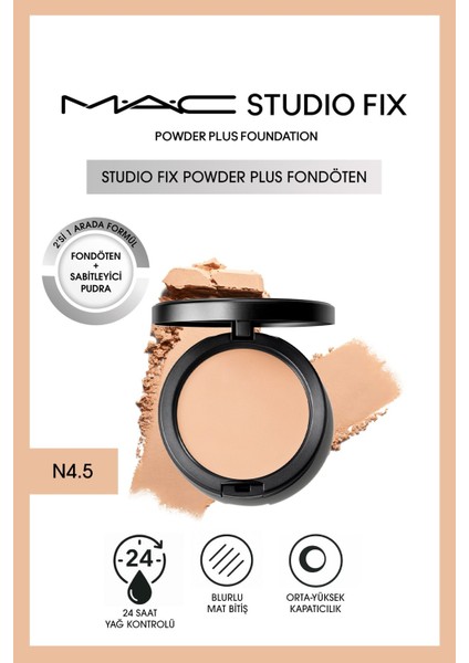 Yeni Studio Fix Powder Plus Fondöten - N4.5