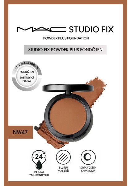 Yeni Studio Fix Powder Plus Fondöten - NW47