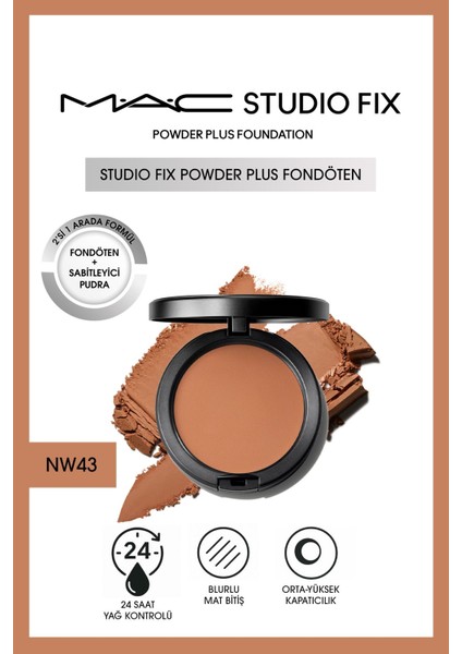 Yeni Studio Fix Powder Plus Fondöten - NW43