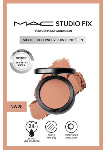 Yeni Studio Fix Powder Plus Fondöten - NW25