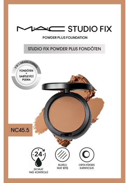 Yeni Studio Fix Powder Plus Fondöten - NC45.5