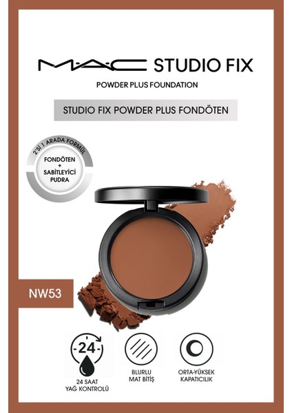 Yeni Studio Fix Powder Plus Fondöten - NW53