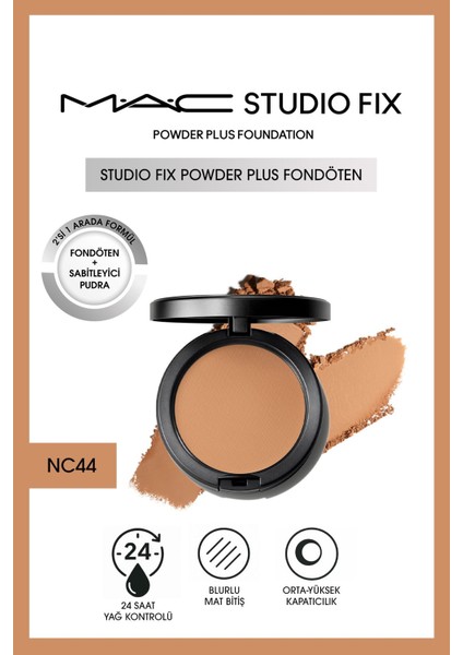 Yeni Studio Fix Powder Plus Fondöten - NC44