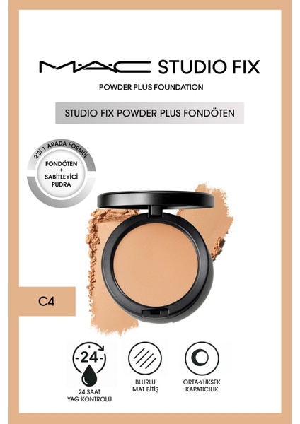 Yeni Studio Fix Powder Plus Fondöten - C4