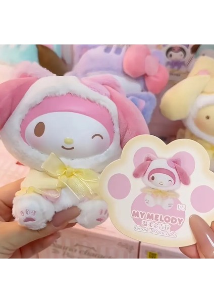 Orijinal Sanrio Karakterleri Kedi Serisi Vinil Peluş Kutu Kuromi Melodisi Sevimli Kolye Bebek Gizem Kutusu Hediyeler Renk: Onay - E (Yurt Dışından)