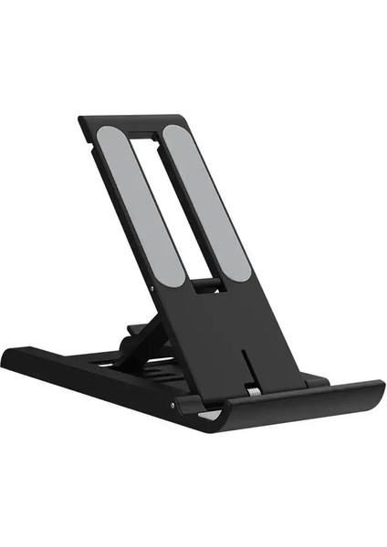 Masaüstü Katlanabilir Telefon Tutucu Stand Taşınabilir Tablet Stand Masası Iphone 13 Pro iPad Mobil Telefon Tableti Için Tembel Braket 12OLOR'UN Altında: Siyah (Yurt Dışından)