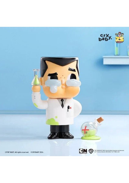 Orijinal Crybaby x Power Girls Serisi Kutu Oyuncaklar Tahmin Tag Gizem Kutusu Mistery Caixa Aksiyon Figürü Sürpriz Model Hediyeler Renk: Profesör (Yurt Dışından)