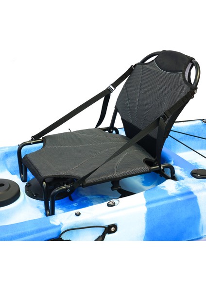 Fishman Balıkçı Kanosu Profesyonel Tek Kişilik Kano Mavi Beyaz Siyah fırsatları