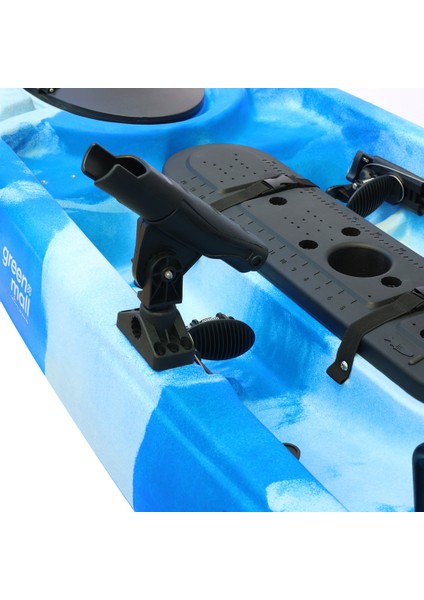 Fishman Balıkçı Kanosu Profesyonel Tek Kişilik Kano Mavi Beyaz Siyah indirimleri