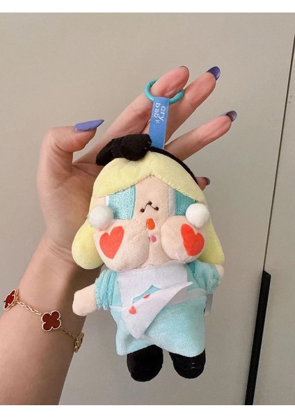 Yeni Crybaby Peluş Anahtar Bebek Bebek Karikatür Sevimli Anahtar Azma Mücevher Araba Peluş Anahtar Zinciri Kadın Hediyeler Toys Renk: C (Yurt Dışından)