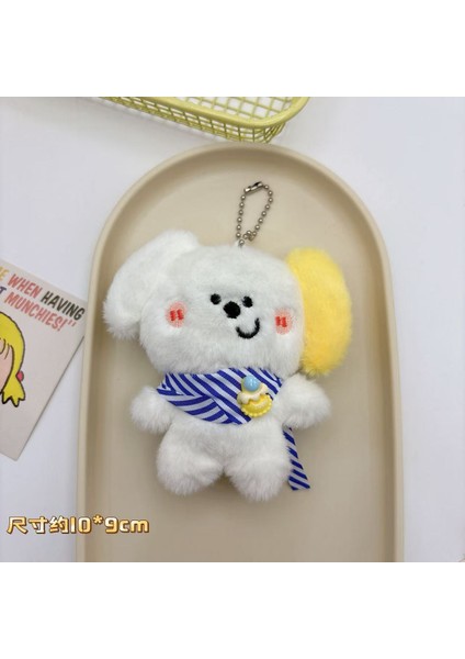 Yeni Yaratıcı Sevimli Anahtarlık Karikatür Peluş Bebek Kolye Çok Yönlü Anahtarlık Kolye Çanta Bebek Çekicilik (Yurt Dışından)