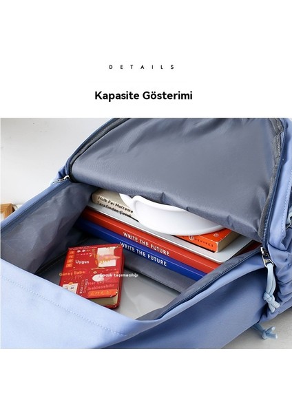 Çok Fonksiyonlu Büyük Kapasiteli Sırt Çantası Sevimli Vahşi Okul Tarzı Okul Çantası (Yurt Dışından) modelleri