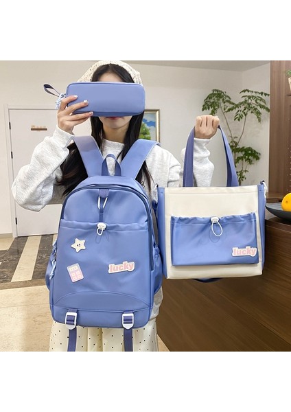 Çok Fonksiyonlu Büyük Kapasiteli Sırt Çantası Sevimli Vahşi Okul Tarzı Okul Çantası (Yurt Dışından) fırsatları