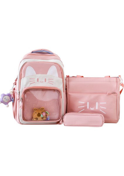 Öğrenci Okul Çantası Sevimli Karikatür Sırt Çantası (Yurt Dışından)