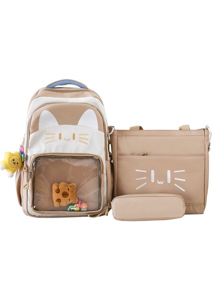 Öğrenci Okul Çantası Sevimli Karikatür Sırt Çantası (Yurt Dışından)