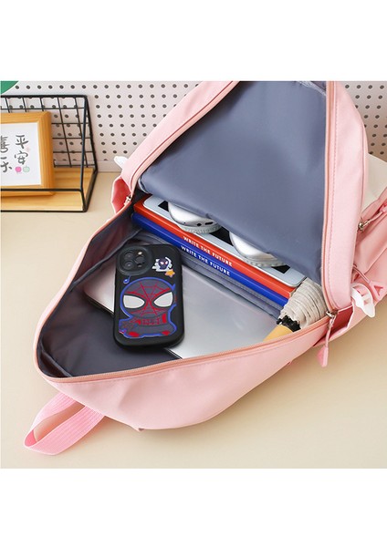 Dört Parçalı Öğrenci Okul Çantası Sevimli Karikatür Sırt Çantası (Yurt Dışından) indirimleri