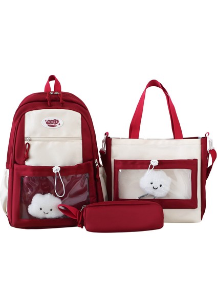 Sevimli Sırt Çantası Minimalist Vahşi Okul Çantası Seyahat Sırt Çantası (Yurt Dışından)