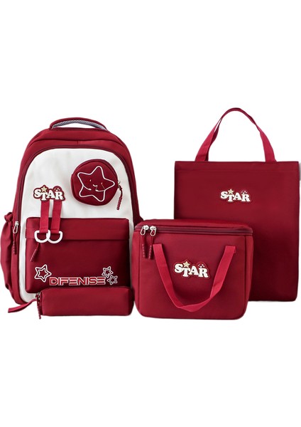 Büyük Kapasiteli Dört Parçalı Rahat Sırt Çantası (Yurt Dışından)