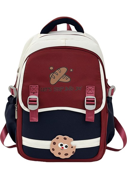 Büyük Kapasiteli Sırt Çantası Moda Ortaokul Lise Okul Çantası (Yurt Dışından)