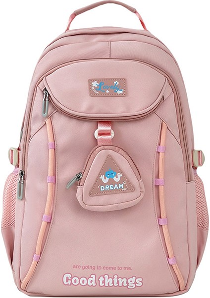 Büyük Kapasiteli Okul Çantası Sevimli Minimalist Öğrenci Sırt Çantası (Yurt Dışından)