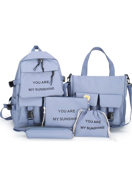 Moda Büyük Kapasiteli Kampüs Lise Öğrencisi Sırt Çantası (Yurt Dışından)