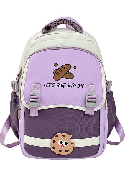 Büyük Kapasiteli Sırt Çantası Moda Ortaokul Lise Okul Çantası (Yurt Dışından)