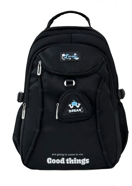 Büyük Kapasiteli Okul Çantası Sevimli Minimalist Öğrenci Sırt Çantası (Yurt Dışından)