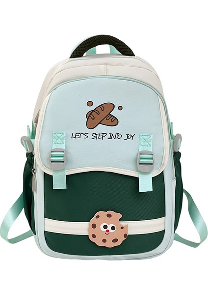 Büyük Kapasiteli Sırt Çantası Moda Ortaokul Lise Okul Çantası (Yurt Dışından)