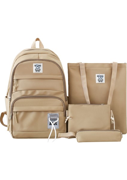 Trend Minimalist Sırt Çantası Büyük Kapasiteli Öğrenci Okul Çantası (Yurt Dışından)