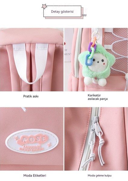 Öğrenci Yüksek Yüz Değeri Büyük Kapasiteli Sırt Çantası Okul Çantası (Yurt Dışından) fiyatları