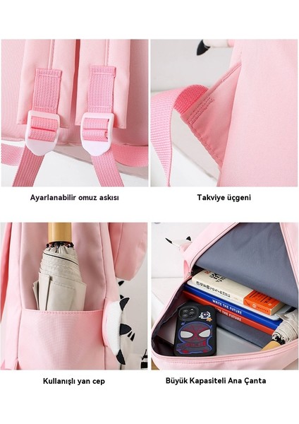 Çirkin Sevimli Sırt Çantası Niş Karikatür Öğrenci Sırt Çantası (Yurt Dışından) fırsatları