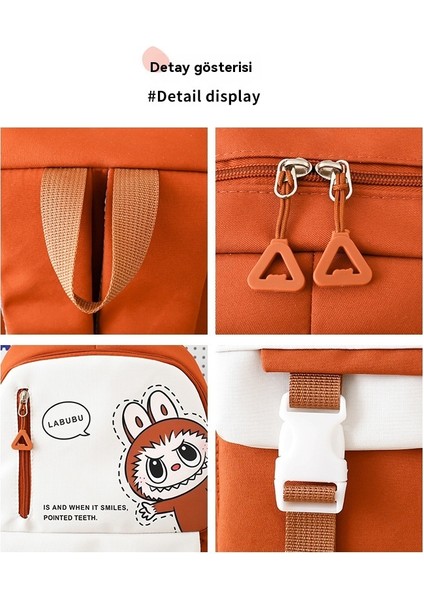 Büyük Kapasiteli Öğrenci Okul Çantası Dört Parçalı Sırt Çantası (Yurt Dışından) fırsatları