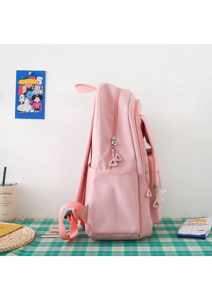 Küçük Taze ve Çok Kullanılı Dört Parçalı Okul Çantası (Yurt Dışından) modelleri