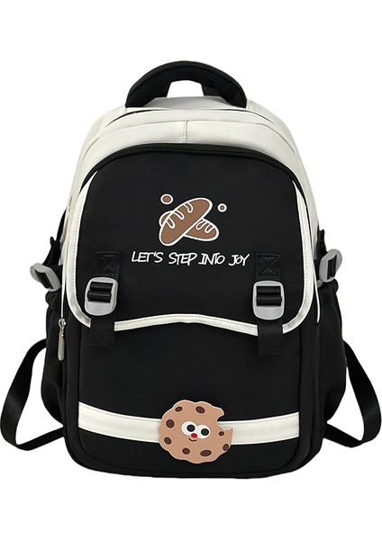 Büyük Kapasiteli Sırt Çantası Moda Ortaokul Lise Okul Çantası (Yurt Dışından)