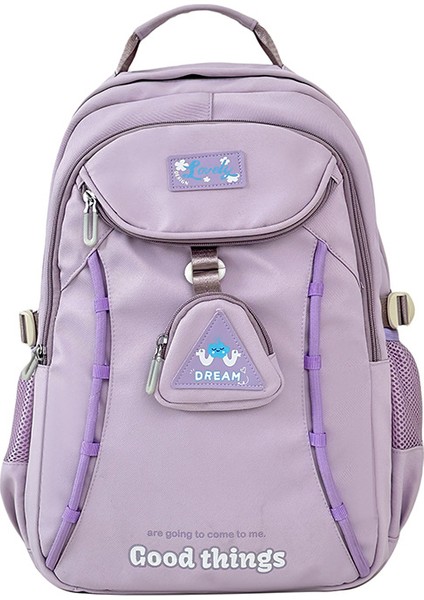 Büyük Kapasiteli Okul Çantası Sevimli Minimalist Öğrenci Sırt Çantası (Yurt Dışından)