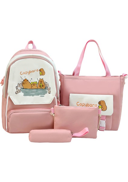 Baskılı Karikatür Okul Çantası Öğrenci Hafif Vahşi Omuz Çantası (Yurt Dışından)