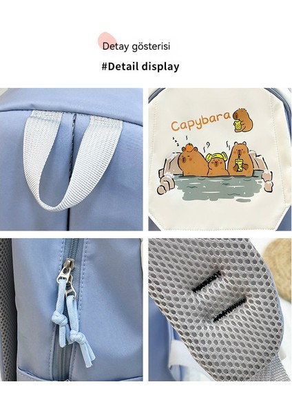 Baskılı Karikatür Okul Çantası Öğrenci Hafif Vahşi Omuz Çantası (Yurt Dışından) modelleri