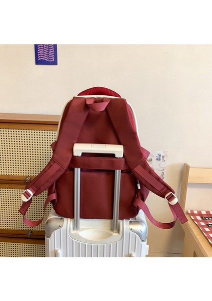 Ortaokul Lise Öğrencileri Büyük Kapasiteli Sırt Çantası Moda Moda Okul Çantası (Yurt Dışından) fırsatları