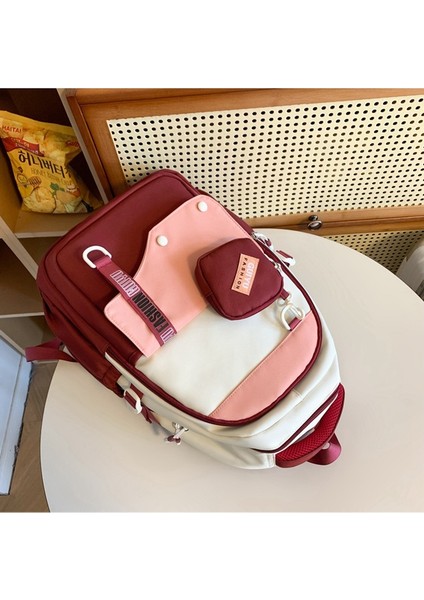 Ortaokul Lise Öğrencileri Büyük Kapasiteli Sırt Çantası Moda Moda Okul Çantası (Yurt Dışından) indirimleri