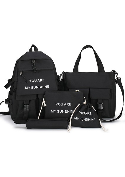 Moda Büyük Kapasiteli Kampüs Lise Öğrencisi Sırt Çantası (Yurt Dışından)