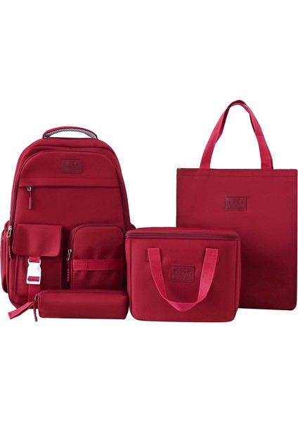 Dört Parçalı Yeni Öğrenci Okul Çantası (Yurt Dışından)