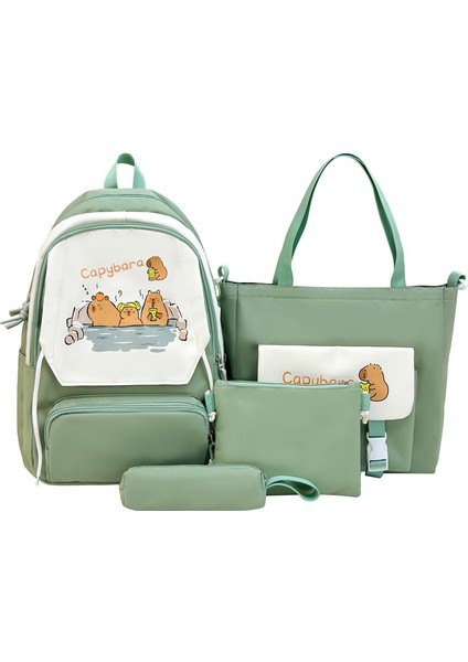 Baskılı Karikatür Okul Çantası Öğrenci Hafif Vahşi Omuz Çantası (Yurt Dışından)