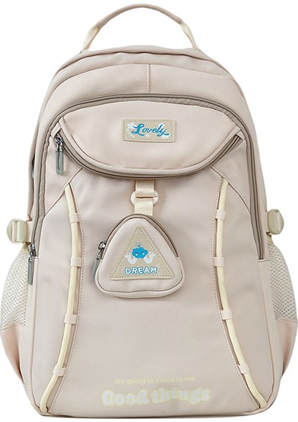 Büyük Kapasiteli Okul Çantası Sevimli Minimalist Öğrenci Sırt Çantası (Yurt Dışından)