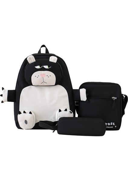 Çirkin Sevimli Sırt Çantası Niş Karikatür Öğrenci Sırt Çantası (Yurt Dışından)