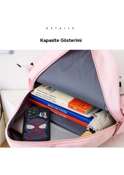 Çirkin Sevimli Sırt Çantası Niş Karikatür Öğrenci Sırt Çantası (Yurt Dışından) indirimleri