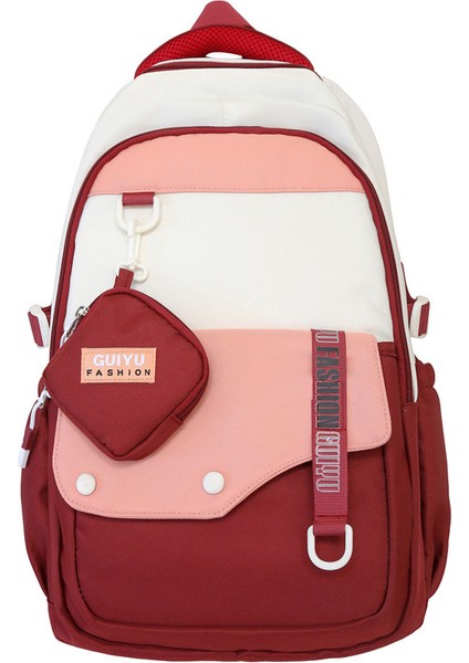 Ortaokul Lise Öğrencileri Büyük Kapasiteli Sırt Çantası Moda Moda Okul Çantası (Yurt Dışından)