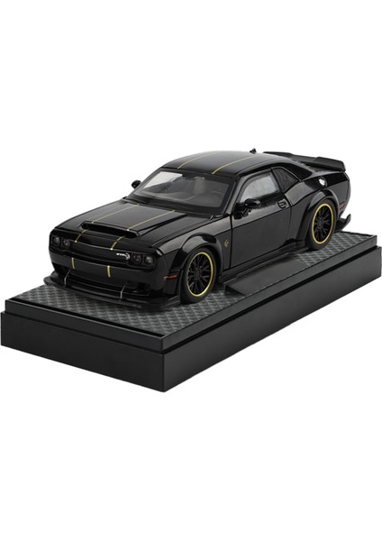 1:32 Hellcat Dodge Alaşımlı Spor Araba Ses ve Işık Bumerang Erkek Oyuncak Araba Modeli (Yurt Dışından)